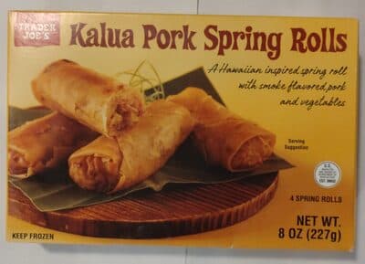 Kalua Pork Spring Rolls