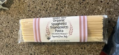 Organic Spaghetti Triangoletti Pasta