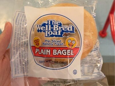 The Well-Bred Loaf Plain Bagel