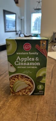 Apples & Cinnamon Instant Oatmeal