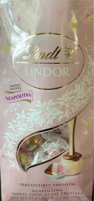 Neapolitan White Chocolate Truffles