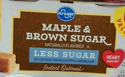 Maple & Brown Sugar Instant Oatmeal