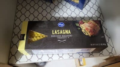 Enriched Macaroni Product, Lasagna