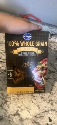 100% Whole Grain Rotini Whole Wheat Macaroni Product