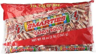 Smarties assorted flavor candy rolls pound value