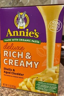 Deluxe Aged Cheddar Macaroni & Cheese Made with Organic Pasta imp