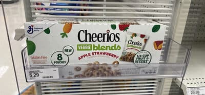 Cheerios Veggie Blends Apple Strawberry