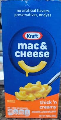 Mac and Cheese thick and creamy