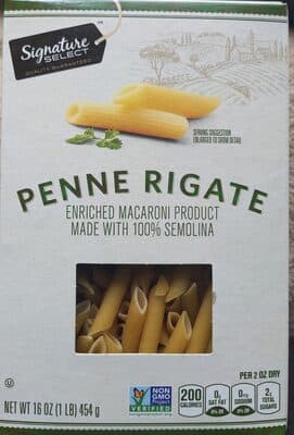 PENNE RIGATE - Enriched Macaroni Product Made with 100% Semolina