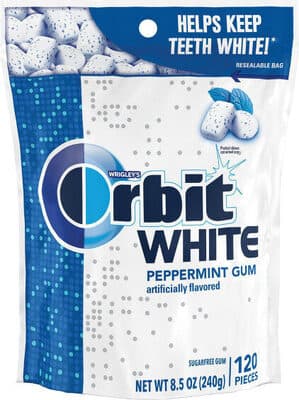 White peppermint gum