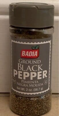 Ground Black Pepper