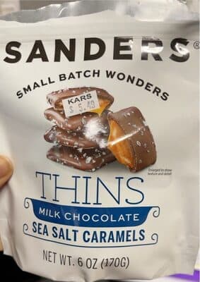 Milk Chocolate Sea Salt Caramel Thins