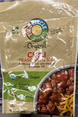 Organic chili seasoning mix