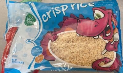 Crisp rice cereal