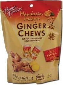 Ginger chews orange bag