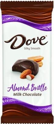 Silky smooth almond brittle milk chocolate