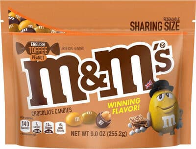 Mm's english toffee peanut chocolate candies