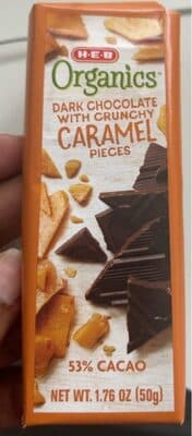 Dark Chocolate with Crunchy Caramel Pieces