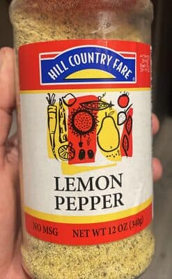 Lemon pepper seasoning