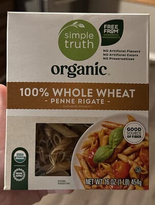 100% Whole Wheat - Penne Rigate
