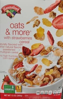 Oats and More with strawberries cereal