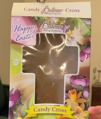 Happy easter candy cross chocolate
