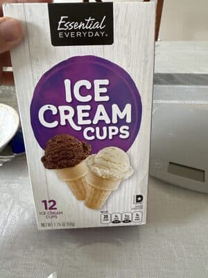 Ice cream cups