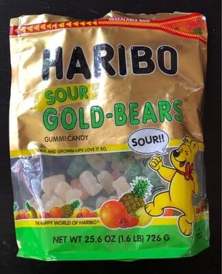 Haribo, sour gold-bears