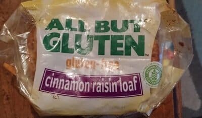 Gluten-free cinnamon raisin loaf