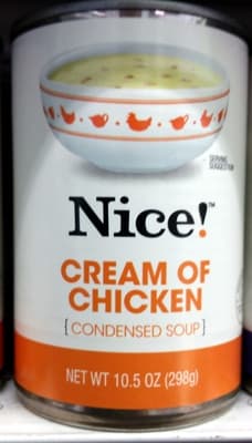 Nice!, cream of chicken condensed soup