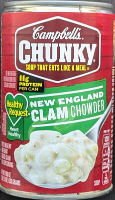 Chunky healthy request new england clam chowder