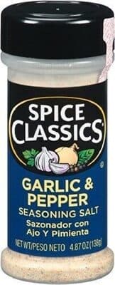 Spice seasoning salt