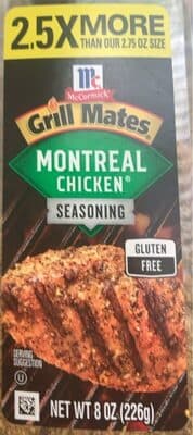Grill Mates Montreal Chicken Seasoning