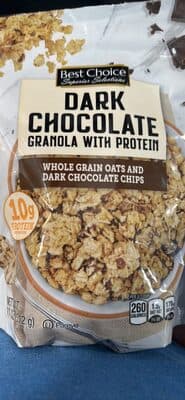 DARK CHOCOLATE GRANOLA WITH PROTEIN