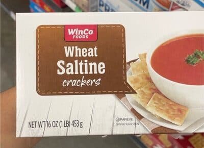 Whole grain saltine crackers