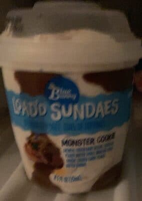 Load'd sundaes monster cookie tons of toppings
