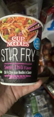 Stir Fry Sweet Chili Flavor Stir Fry Style Asian Noodles in Sauce