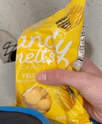 Candy melts yellow artificial vanilla flavored candy