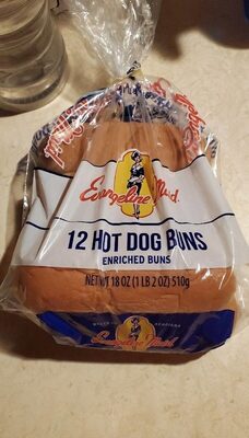 12 Hot Dog Buns Enriched Buns