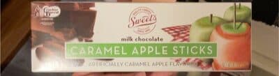 Milk Chocolate Caramel Apple Sticks