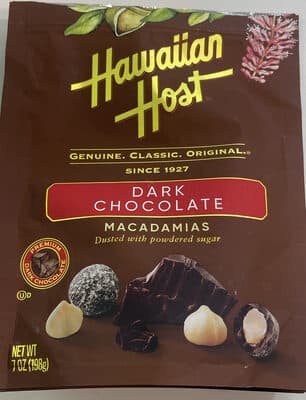 Dark Chocolate Macadamias