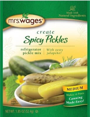 Refrigerator medium spicy pickle mix