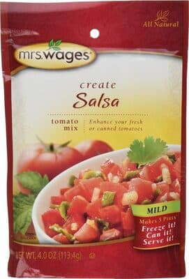 Mild salsa qty