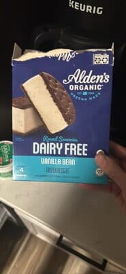 Round Sammies Dairy Free Vanilla Bean Frozen Dessert