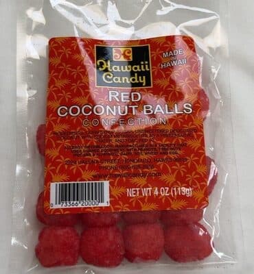 Red Coconut Balls