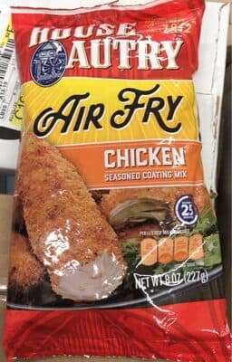 Air Fry Chicken seasoned coating mix