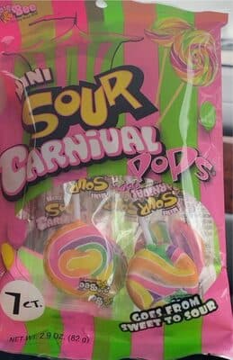 Mini Sour Carnival Pops