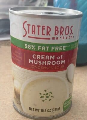 Cream of mushroom condensed soup