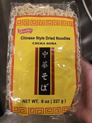 Japanese style noodle chuka soba