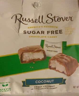Sugar free Sweet coconut chocolate candy